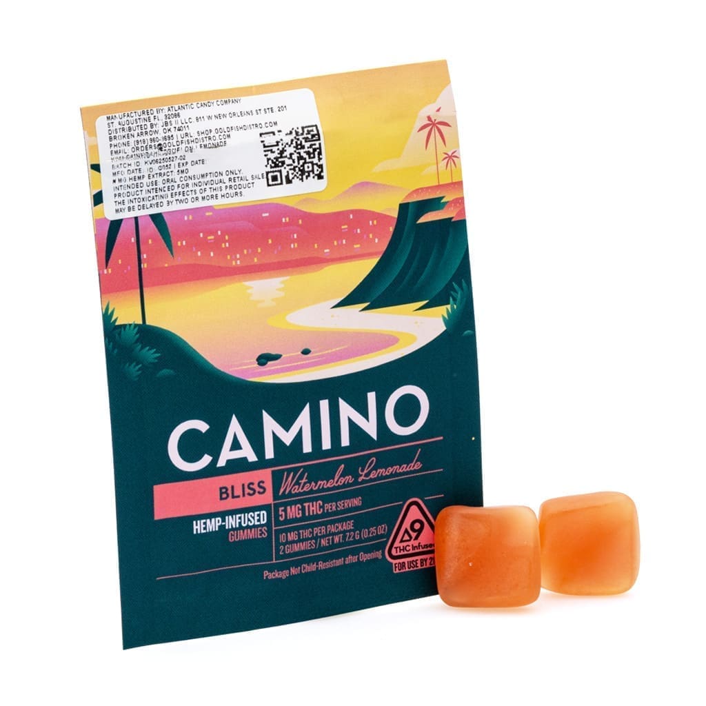 Camino Delta 9 THC Bliss Gummies 2 ct - Watermelon Lemonade