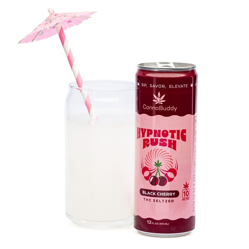 CannaBuddy Delta 9 THC Seltzer 6 Pack - Hypnotic Rush