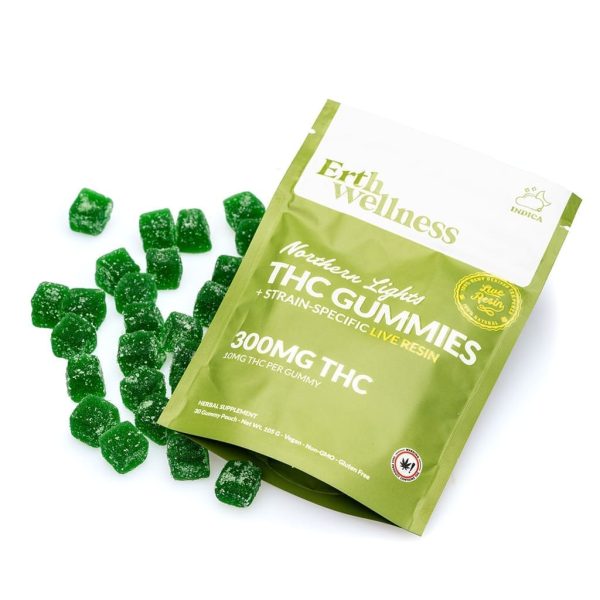 Erth Wellness THC Live Resin Gummies - Northern Lights