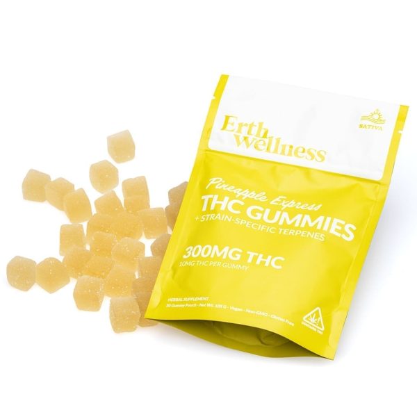 Erth Wellness THC Live Resin Gummies - Pineapple Express