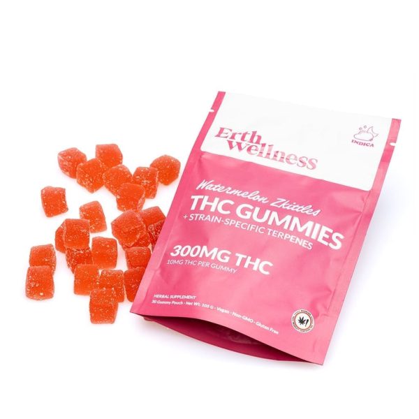 Erth Wellness THC Live Resin Gummies - Watermelon Zkittlez