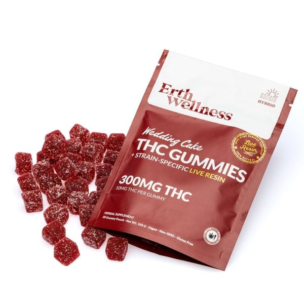 Erth Wellness THC Live Resin Gummies - Wedding Cake