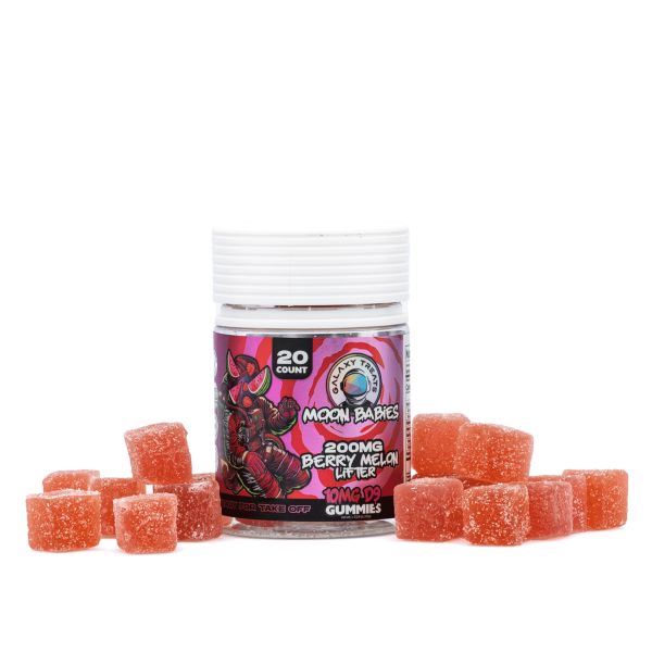 Galaxy Treats Moon Babies Delta 9 THC Gummies - Berry Melon Lifter (200 mg Total Delta 9 THC + 200 mg Total CBD)
