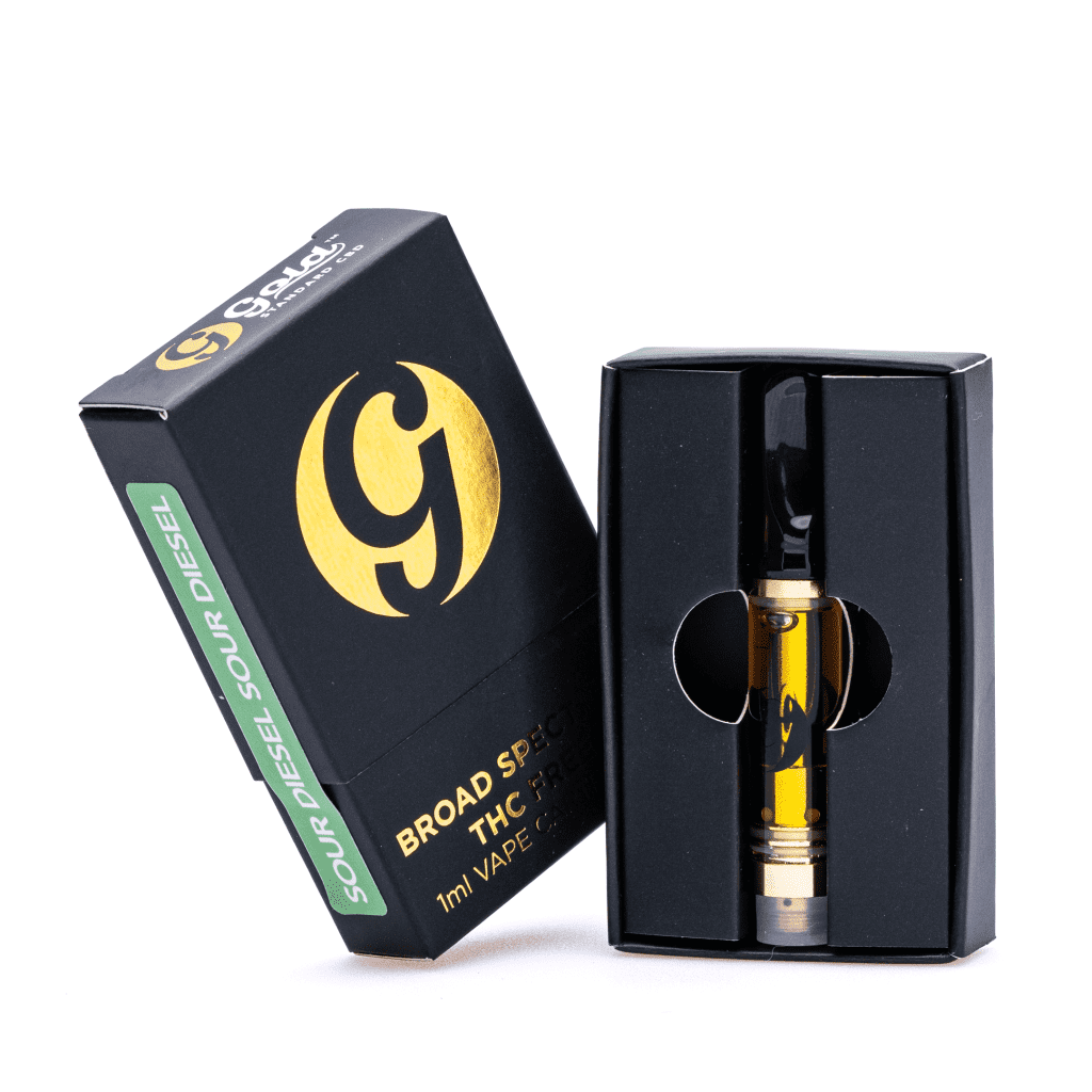 Gold Standard CBD Vape Cartridge - Sour Diesel (450 mg)