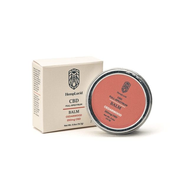 Hemplucid Full-Spectrum CBD Body Balm - Cedarwood (250 mg CBD)