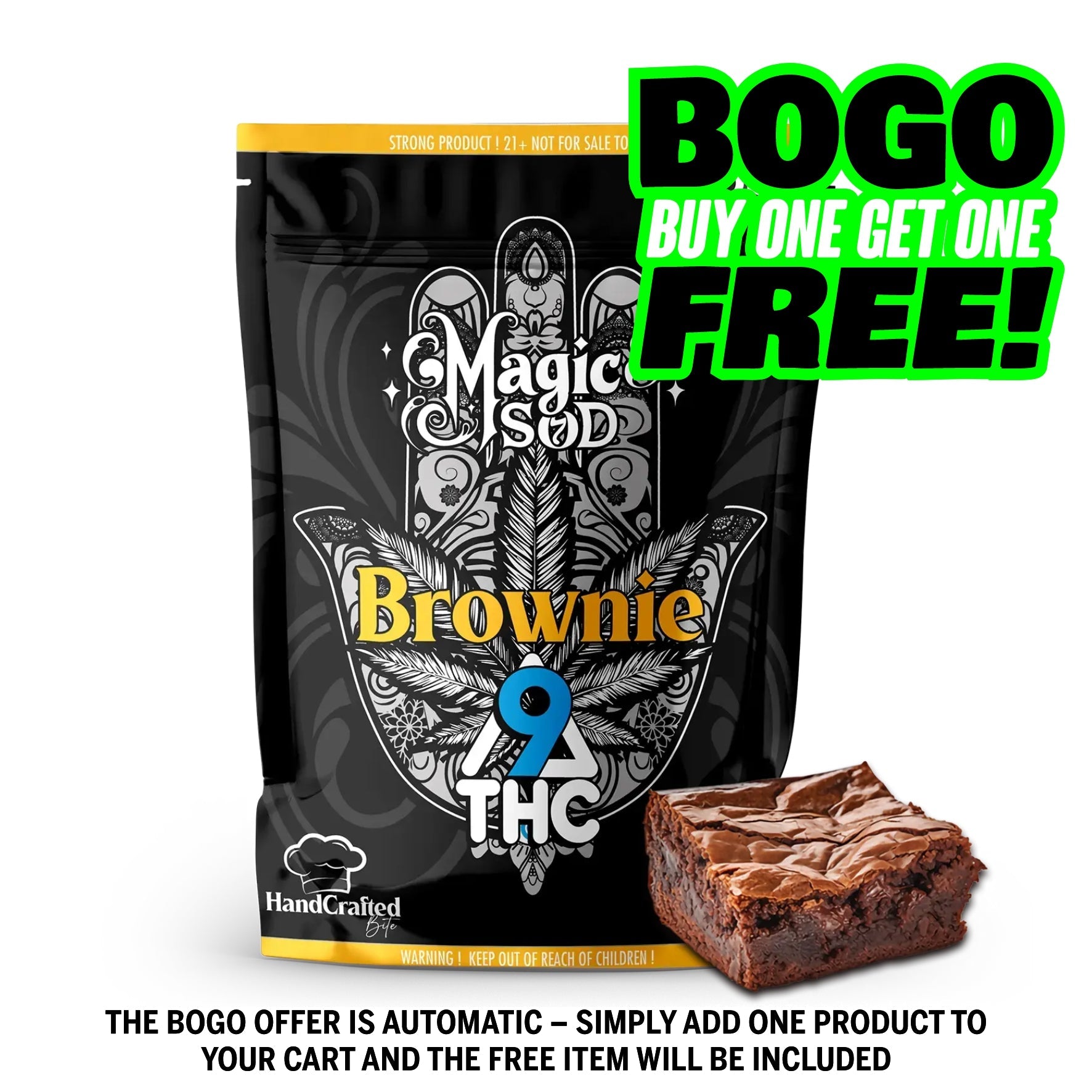 MAGICSOD Brownie Delta 9 THC 100mg