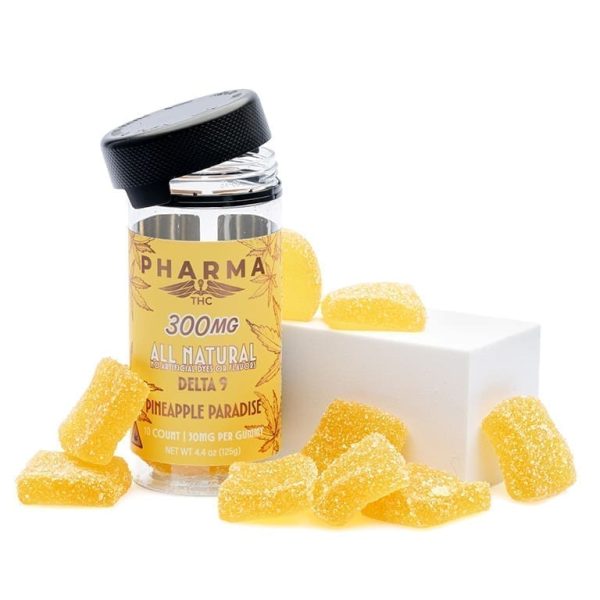 PharmaTHC Delta 9 THC All Natural Gummies - Pineapple Paradise