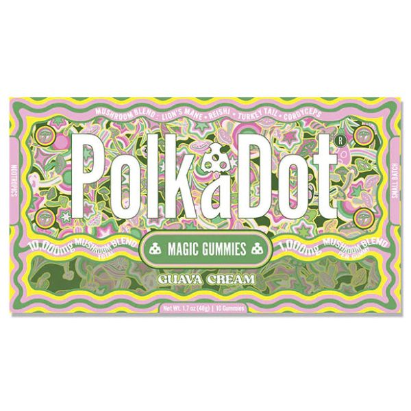 POLKADOT Guava Cream Gummies – Cannabis-Infused Tropical Treat 10000mg