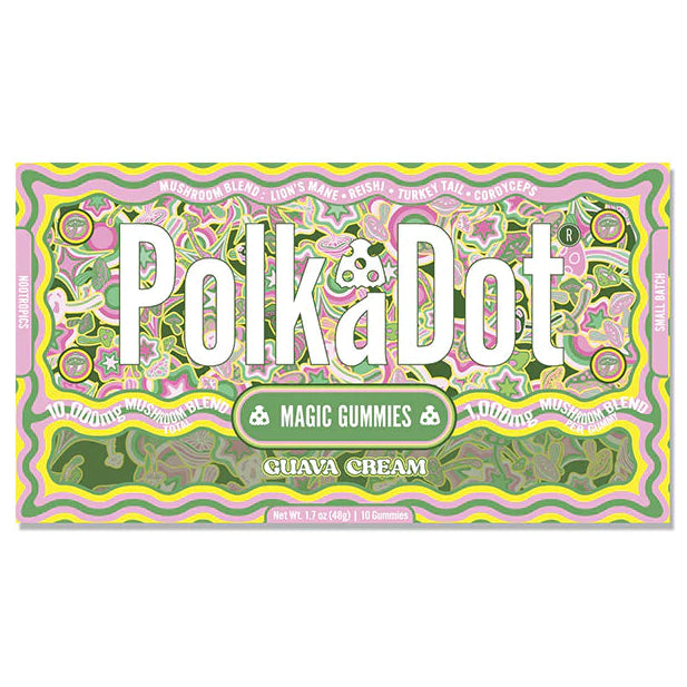 POLKADOT Guava Cream Gummies – Cannabis-Infused Tropical Treat 10000mg