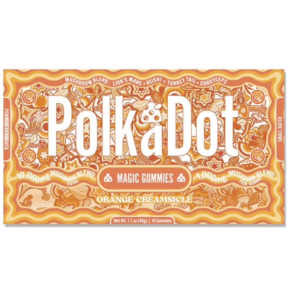 POLKADOT Orange Creamsicle Gummies 10000mg