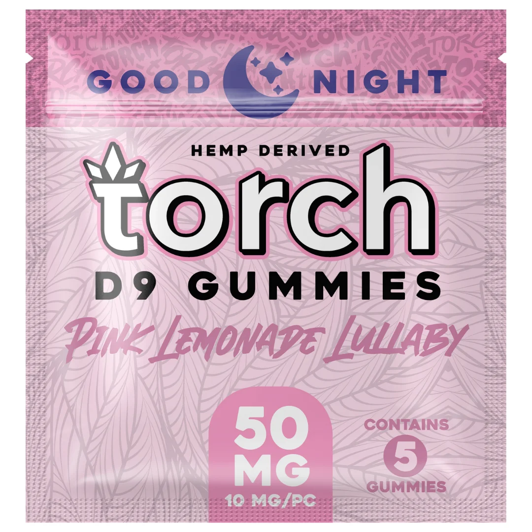 Torch Delta-9 Delta 9 Gummies 50mg - Pink Lemonade Lullaby
