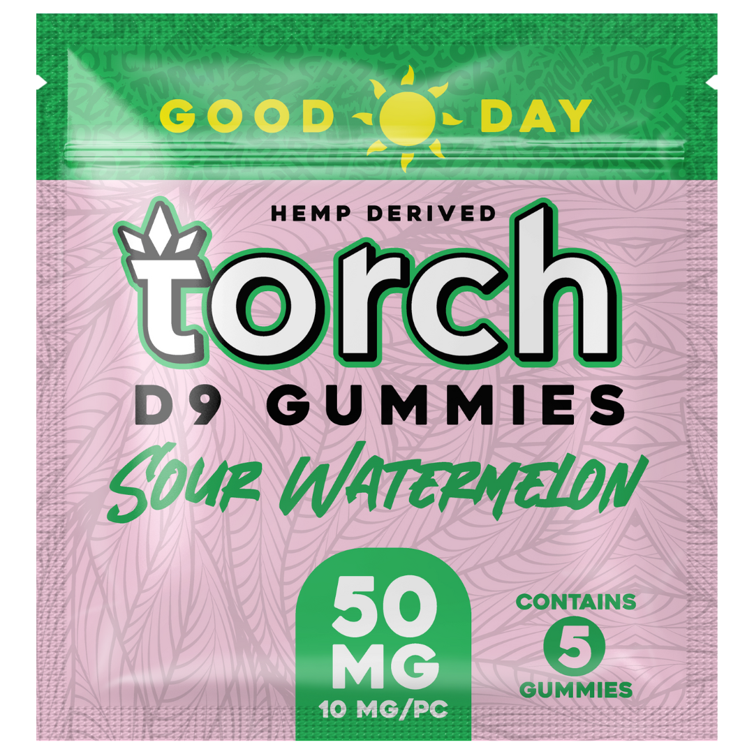 Torch Delta-9 Delta 9 Gummies 50mg - Sour Watermelon