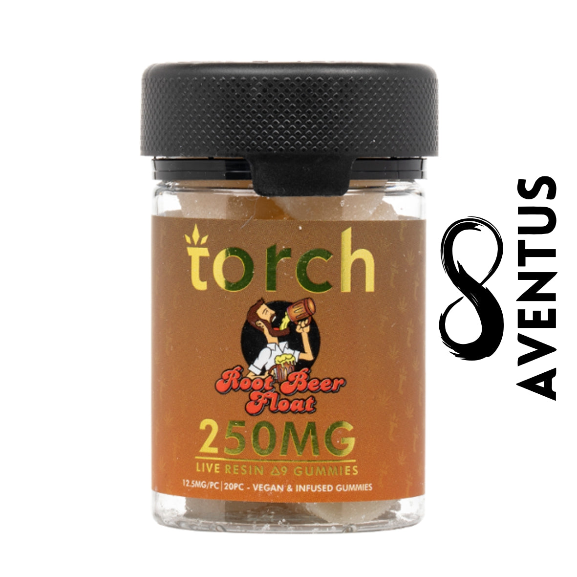 Torch Delta-9 Live Resin Gummies 250mg - Root Beer Float