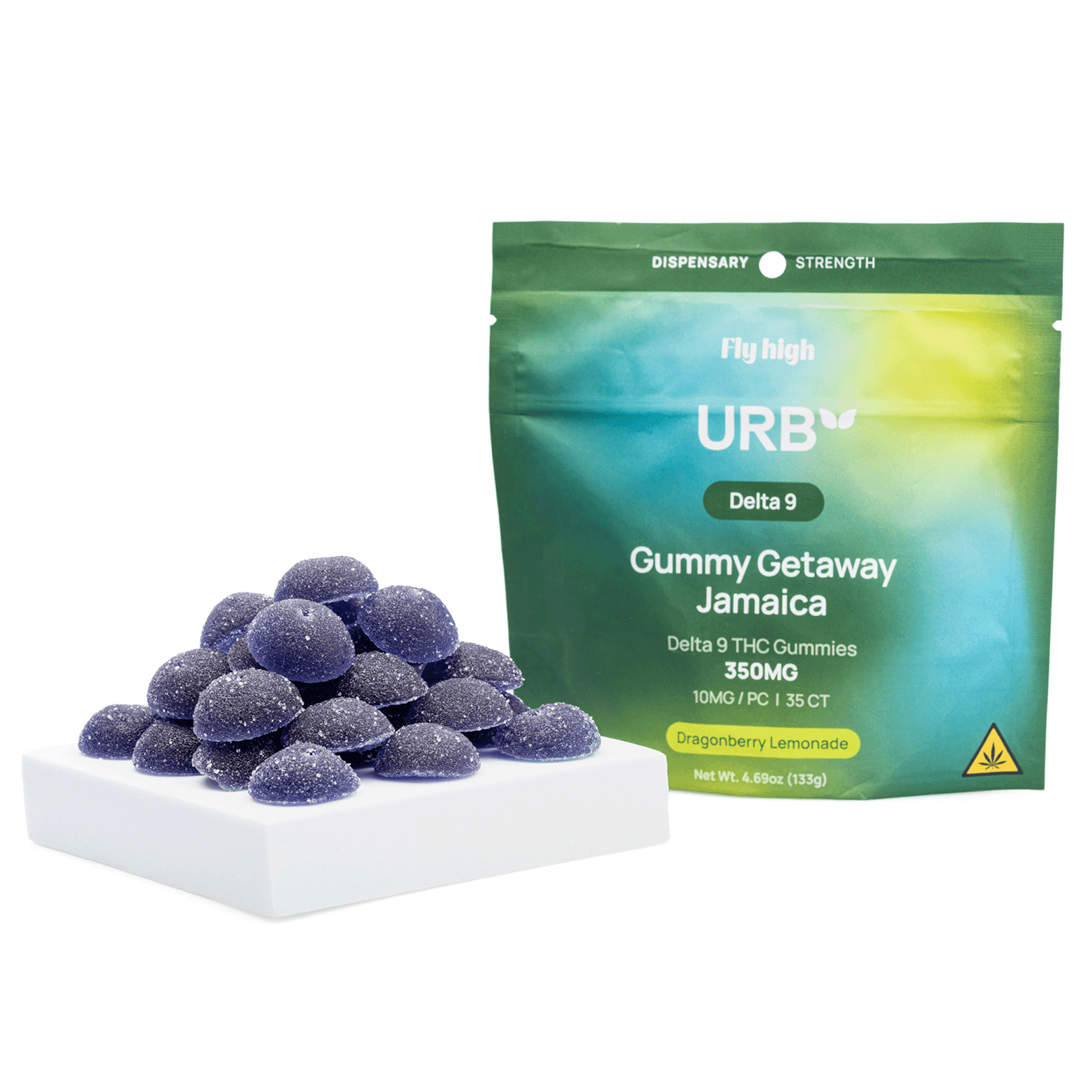 Urb Delta 9 THC Gummies - Dragonberry Lemonade (350 mg Total Delta 9 THC)