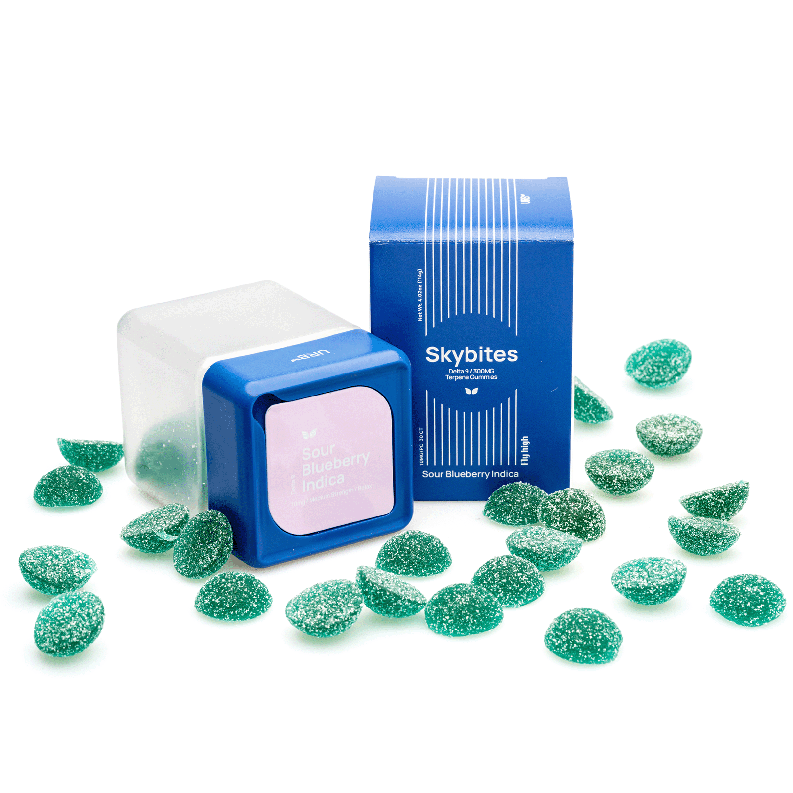 Urb Delta 9 THC Take Off Skybites - Sour Blueberry (300 mg Total Delta 9 THC)