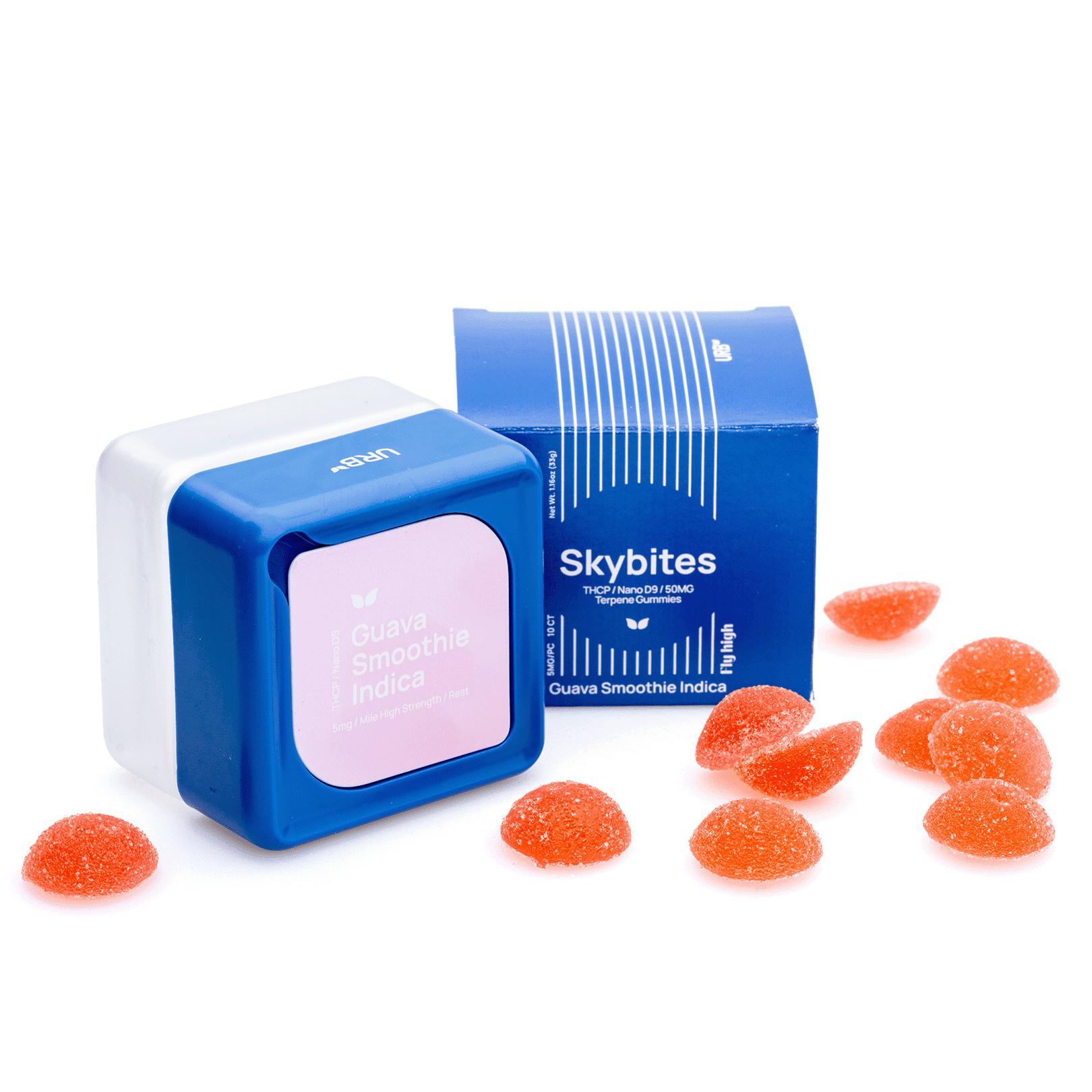 Urb THCP / Delta 9 Mile High Skybites - Guava Smoothie (25 mg THCP + 25 mg Delta 9 THC Total)