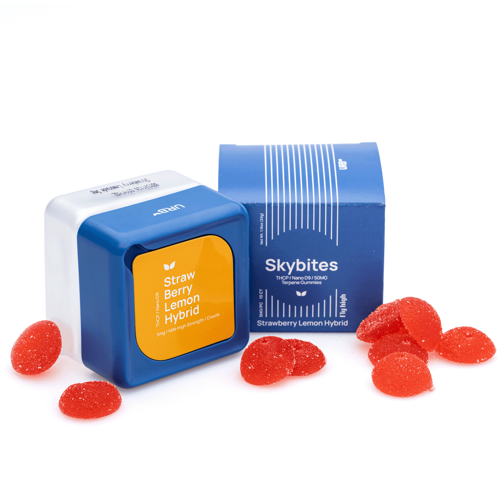 Urb THCP / Delta 9 Mile High Skybites - Strawberry Lemon (25 mg THCP + 25 mg Delta 9 THC Total)