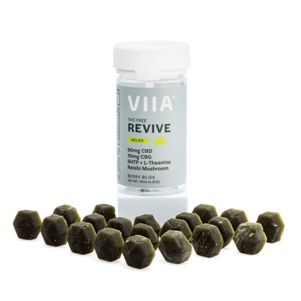 VIIA CBD and CBG Revive Relief Gummies - THC Free