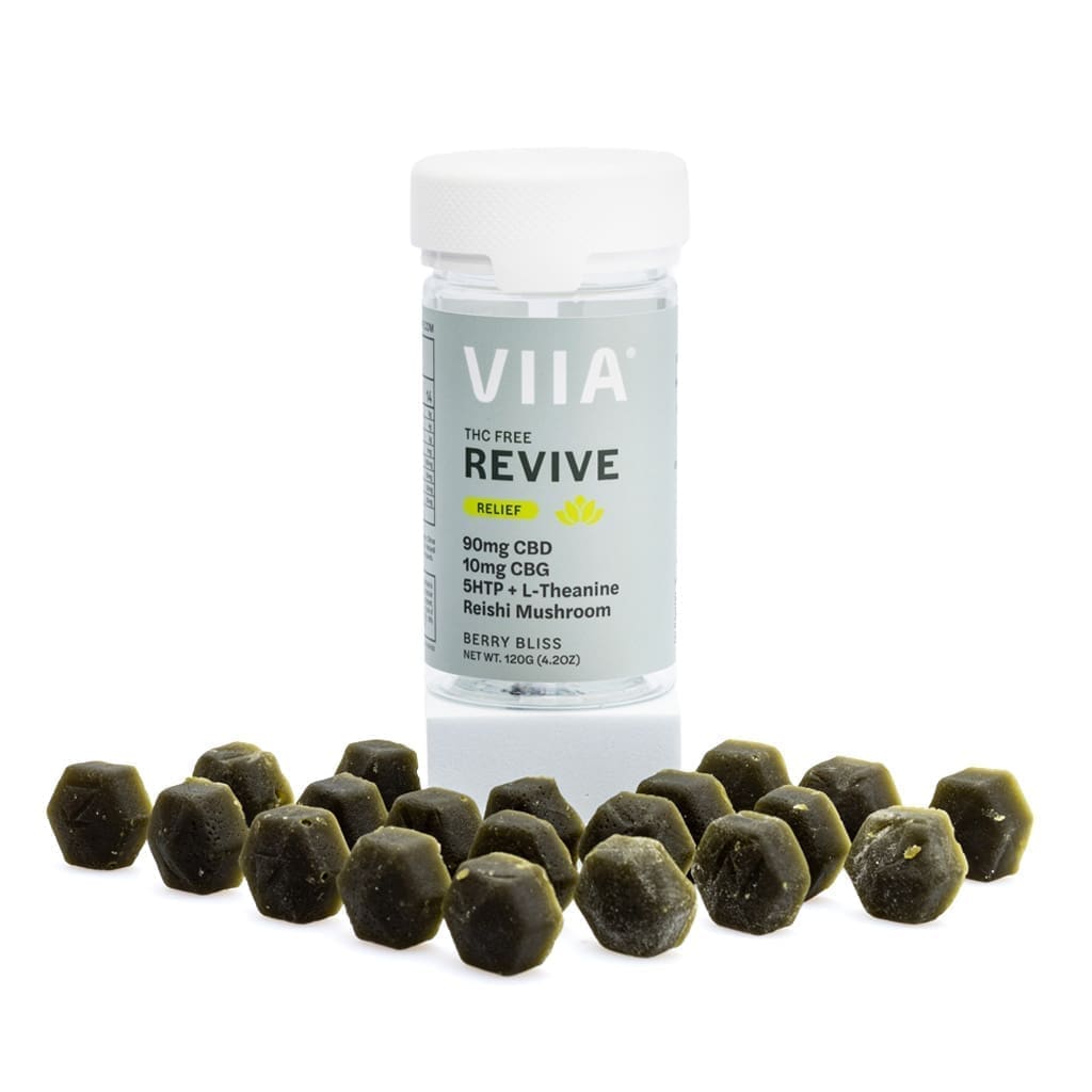 VIIA CBD and CBG Revive Relief Gummies - THC Free