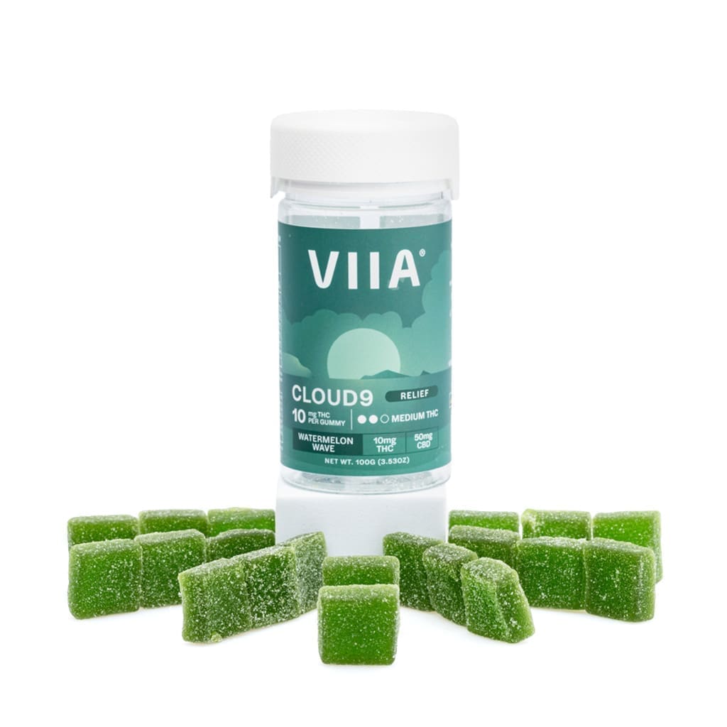 VIIA Delta 9 and CBD Cloud 9 Relief Gummies - 10 mg THC