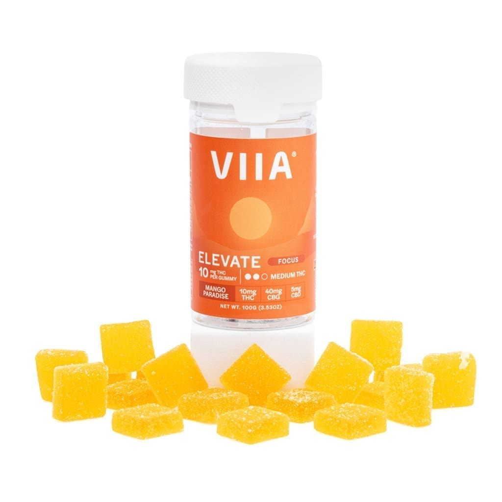 VIIA Delta 9 / CBD / CBG Elevate Focus Gummies - 10 mg THC