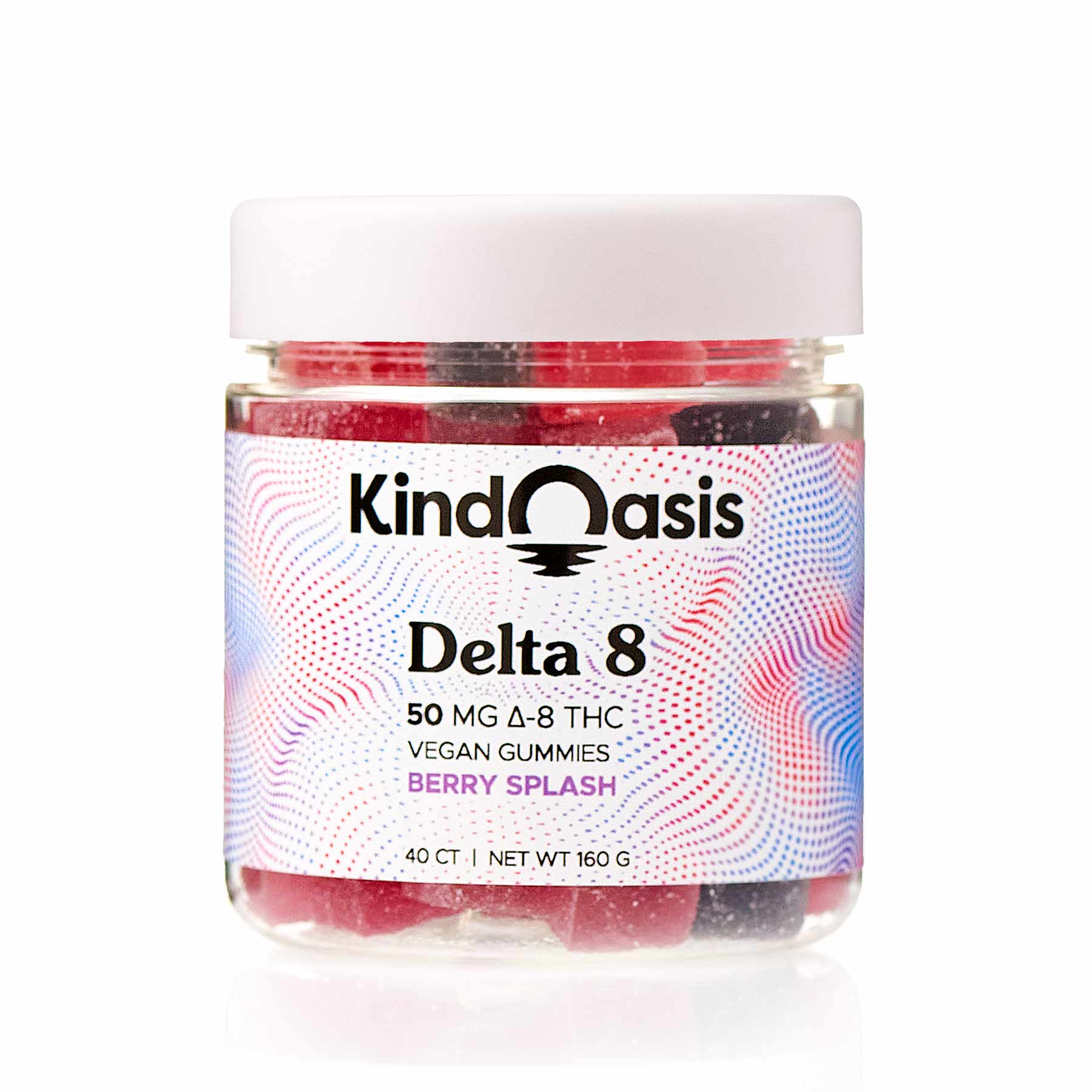 Delta 8 THC Gummies 50mg - 40ct Berry Splash