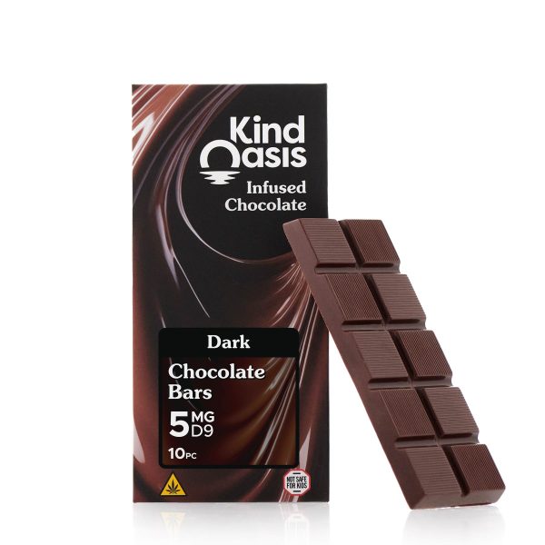Delta 9 THC 5mg - Dark Chocolate Bars 10ct