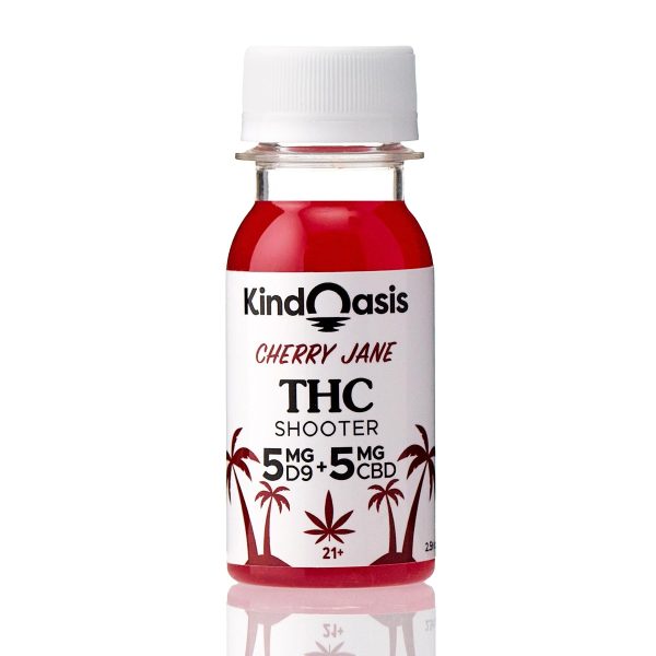 Delta 9 THC Shooter - 5mg D9 + 5mg CBD Cherry Jane