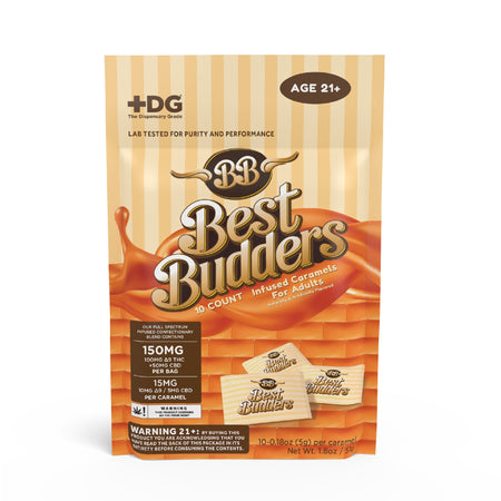 Best Budders THC Infused Caramels - 10ct Best Budders