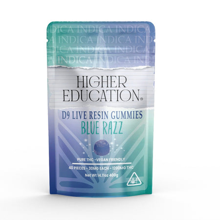 Higher Education Live Resin Delta 9 Gummies - 1200mg (40ct) Live Resin Delta 9 Gummies