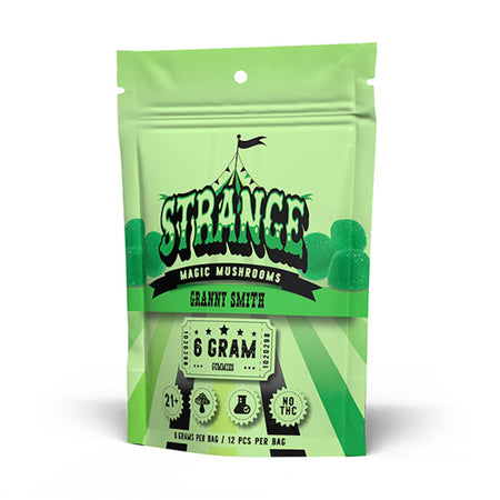 Strange Magic Mushroom Granny Smith Gummies - 6000mg Granny Smith Gummies